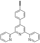 4'-(4-乙炔基苯基)-2,2':6',2''-三联吡啶分子结构 (CAS 149817-61-8)