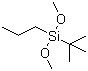 叔丁基丙基二甲氧基硅烷分子结构 (CAS 150176-63-9)