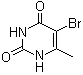 5-Bromo-6-methyluracil molecular structure (CAS 15018-56-1)