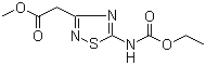 5-[(乙氧基羰基)氨基]-1,2,4-噻二唑-3-乙酸甲酯分子结构 (CAS 150215-07-9)