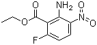2-氨基-6-氟-3-硝基苯甲酸乙酯分子结构 (CAS 150368-37-9)
