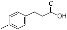 3-(4-甲基苯基)丙酸分子结构 (CAS 1505-50-6)