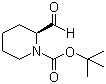 (S)-2-甲酰基-1-哌啶甲酸叔丁酯分子结构 (CAS 150521-32-7)