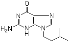 2-氨基-9-(3-甲基丁基)-3H-嘌呤-6-酮分子结构 (CAS 15065-50-6)