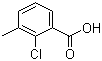 2-氯-3-甲基苯甲酸分子结构 (CAS 15068-35-6)