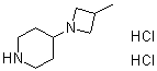 4-(3-甲基-1-氮杂环丁基)哌啶二盐酸盐分子结构 (CAS 1507860-23-2)