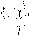 [R-(R*,R*)]-2-(4-氟苯基)-1-(1H-1,2,4-三唑-1-基)-2,3-丁二醇分子结构 (CAS 150803-08-0)
