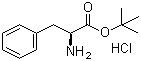 L-苯丙氨酸叔丁酯盐酸盐分子结构 (CAS 15100-75-1)
