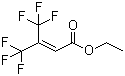4,4,4-三氟-3-三氟甲基-2-丁烯酸乙酯分子结构 (CAS 1513-60-6)