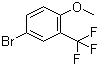 4-溴-2-(三氟甲基)苯甲醚分子结构 (CAS 1514-11-0)