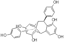 Ampelopsin F molecular structure (CAS 151487-08-0)