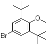 4-溴-2,6-二叔丁基苯甲醚分子结构 (CAS 1516-96-7)