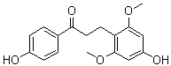3-(4-羟基-2,6-二甲氧基苯基)-1-(4-羟基苯基)-1-丙酮分子结构 (CAS 151752-08-8)