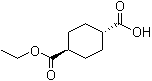 Monoethyl trans-1,4-cyclohexanedicarboxylate molecular structure (CAS 15177-66-9)