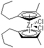 Bis(1-butyl-3-methylcyclopentadienyl)zirconium dichloride molecular structure (CAS 151840-68-5)
