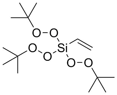 Tris(tert-butyldioxy)vinylsilane molecular structure (CAS 15188-09-7)