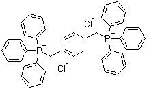 对二亚甲苯双(氯化三苯基膦)分子结构 (CAS 1519-47-7)