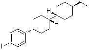[反式(反式)]-1-(4'-乙基[1,1'-联环己烷]-4-基)-4-碘苯分子结构 (CAS 152187-20-7)
