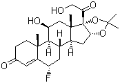 Flurandrenolide molecular structure (CAS 1524-88-5)
