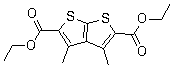 Diethyl 3,4-dimethylthieno[2,3-b]thiophene-2,5-dicarboxylate molecular structure (CAS 152487-69-9)