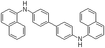 N,N'-二(1-萘基)-4,4'-联苯二胺分子结构 (CAS 152670-41-2)