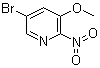 5-Bromo-3-methoxy-2-nitro-pyridine molecular structure (CAS 152684-26-9)