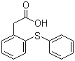 structure of CAS# 1527-17-9, 2-[2-(Phenylthio)phenyl]acetic acid