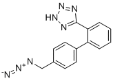 structure of CAS# 152708-24-2, Valsartan azide impurity;5-[2-[4-(azidomethyl)phenyl]phenyl]-2H-tetrazole