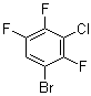 1-Bromo-3-chloro-2,4,5-trifluorobenzene molecular structure (CAS 152840-71-6)