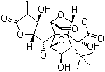 Ginkgolide C molecular structure (CAS 15291-76-6)