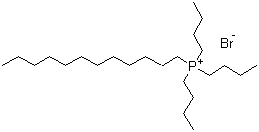 十二烷基三丁基溴化膦分子结构 (CAS 15294-63-0)