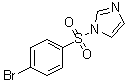 1-[(4-溴苯基)磺酰基]-1H-咪唑分子结构 (CAS 152940-76-6)