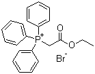 乙氧甲酰基甲基三苯基溴化膦分子结构 (CAS 1530-45-6)