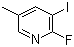 结构式 CAS# 153034-78-7, 2-氟-3-碘-5-甲基吡啶