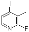 2-Fluoro-4-iodo-3-methylpyridine molecular structure (CAS 153034-80-1)
