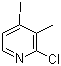 2-Chloro-4-iodo-3-methylpyridine molecular structure (CAS 153034-88-9)