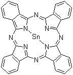 结构式 CAS# 15304-57-1, 酞菁锡(II)