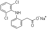 双氯芬酸钠分子结构 (CAS 15307-79-6)