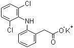 Diclofenac potassium molecular structure (CAS 15307-81-0)