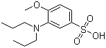3-(Dipropylamino)-4-methoxybenzenesulfonic acid molecular structure (CAS 153086-37-4)