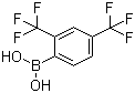 2,4-双三氟甲基苯硼酸分子结构 (CAS 153254-09-2)