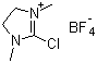 2-氯-1,3-二甲基咪唑鎓四氟硼酸盐分子结构 (CAS 153433-26-2)