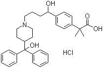 盐酸非索非那定分子结构 (CAS 153439-40-8)