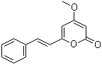 structure of CAS# 15345-89-8, 5,6-Dehydrokawain;(E)-4-Methoxy-6-styryl-2H-pyran-2-one