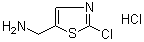 结构式 CAS# 153471-67-1, 2-氯-5-噻唑甲胺单盐酸盐