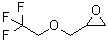 2-[(2,2,2-三氟乙氧基)甲基]环氧乙烷分子结构 (CAS 1535-91-7)