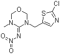 Thiamethoxam molecular structure (CAS 153719-23-4)
