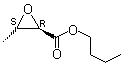 Butyl 3-methyl-2-(2R,3S)-oxiranecarboxylate molecular structure (CAS 153830-19-4)