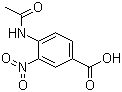4-乙酰胺基-3-硝基苯甲酸分子结构 (CAS 1539-06-6)