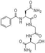 N2-Benzoyl-L-asparaginylglycyl-L-threoninamide molecular structure (CAS 153919-60-9)